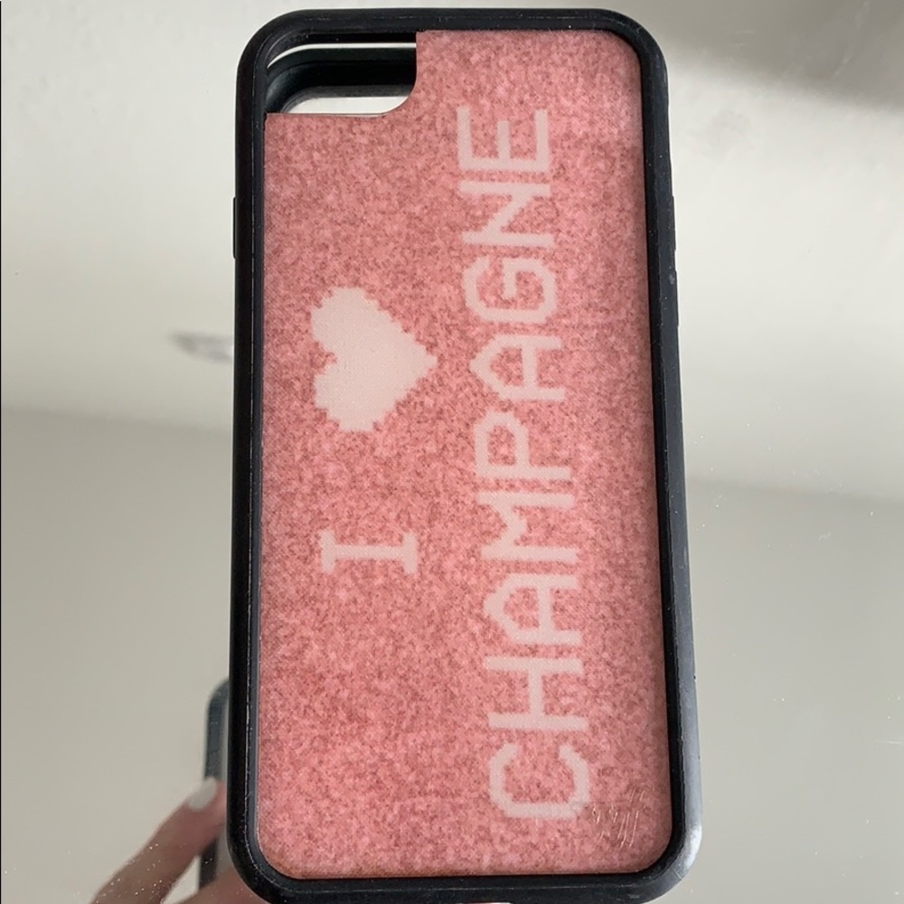 wildflower I heart champagne iphone 7/8 case